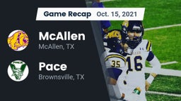 Recap: McAllen  vs. Pace  2021