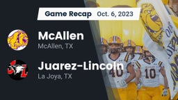 Recap: McAllen  vs. Juarez-Lincoln  2023