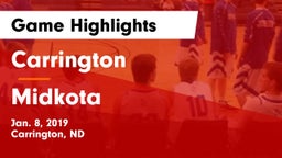 Carrington  vs Midkota  Game Highlights - Jan. 8, 2019