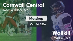 Matchup: Cornwall Central vs. Wallkill  2016