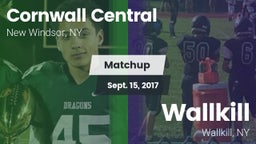Matchup: Cornwall Central vs. Wallkill  2017