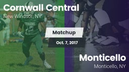 Matchup: Cornwall Central vs. Monticello  2017