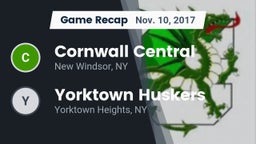 Recap: Cornwall Central  vs. Yorktown Huskers 2017