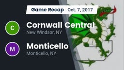 Recap: Cornwall Central  vs. Monticello  2017