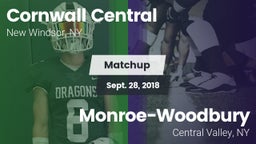 Matchup: Cornwall Central vs. Monroe-Woodbury  2018