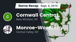 Recap: Cornwall Central  vs. Monroe-Woodbury  2019