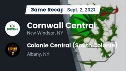 Recap: Cornwall Central  vs. Colonie Central  (South Colonie) 2023