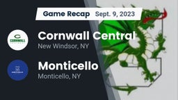 Recap: Cornwall Central  vs. Monticello  2023