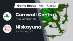 Recap: Cornwall Central  vs. Niskayuna  2023