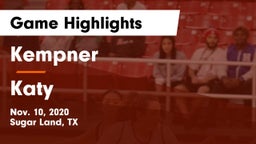 Kempner  vs Katy  Game Highlights - Nov. 10, 2020