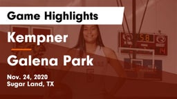 Kempner  vs Galena Park  Game Highlights - Nov. 24, 2020