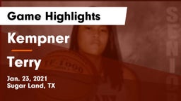 Kempner  vs Terry  Game Highlights - Jan. 23, 2021