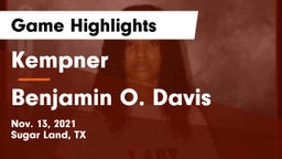 Kempner  vs Benjamin O. Davis  Game Highlights - Nov. 13, 2021