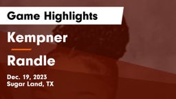 Kempner  vs Randle  Game Highlights - Dec. 19, 2023