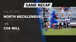 Recap: North Mecklenburg  vs. Cox Mill  2016