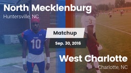 Matchup: North Mecklenburg vs. West Charlotte  2016