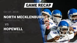 Recap: North Mecklenburg  vs. Hopewell  2016
