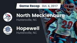 Recap: North Mecklenburg  vs. Hopewell  2017