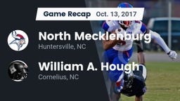 Recap: North Mecklenburg  vs. William A. Hough  2017