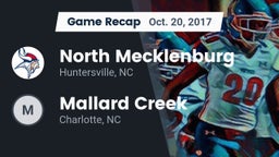 Recap: North Mecklenburg  vs. Mallard Creek  2017