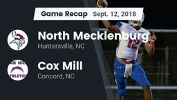 Recap: North Mecklenburg  vs. Cox Mill  2018