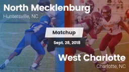 Matchup: North Mecklenburg vs. West Charlotte  2018
