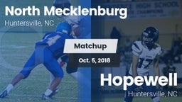 Matchup: North Mecklenburg vs. Hopewell  2018