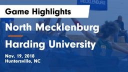 North Mecklenburg  vs Harding University  Game Highlights - Nov. 19, 2018