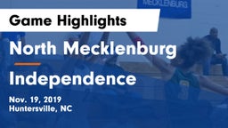 North Mecklenburg  vs Independence  Game Highlights - Nov. 19, 2019