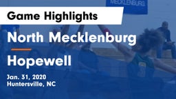 North Mecklenburg  vs Hopewell  Game Highlights - Jan. 31, 2020