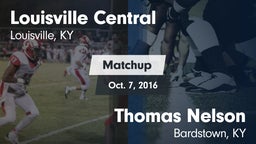 Matchup: Central  vs. Thomas Nelson  2016