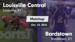 Matchup: Central  vs. Bardstown  2016
