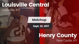 Matchup: Central  vs. Henry County  2017