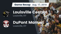 Recap: Louisville Central  vs. DuPont Manual  2018