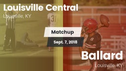 Matchup: Central  vs. Ballard  2018