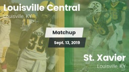 Matchup: Central  vs. St. Xavier  2019