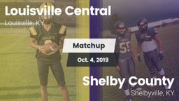Matchup: Central  vs. Shelby County  2019