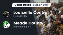 Recap: Louisville Central  vs. Meade County  2019