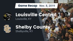 Recap: Louisville Central  vs. Shelby County  2019
