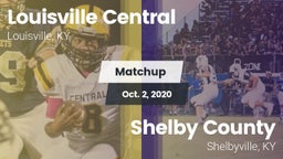 Matchup: Central  vs. Shelby County  2020
