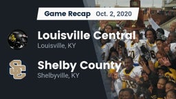 Recap: Louisville Central  vs. Shelby County  2020