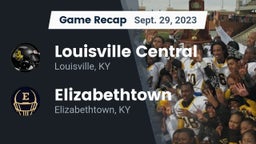 Recap: Louisville Central  vs. Elizabethtown  2023