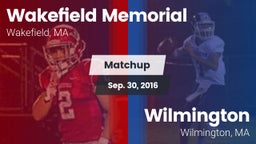 Matchup: Wakefield Memorial vs. Wilmington  2016