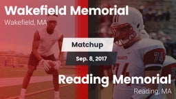 Matchup: Wakefield Memorial vs. Reading Memorial  2017