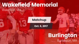Matchup: Wakefield Memorial vs. Burlington  2017
