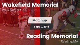 Matchup: Wakefield Memorial vs. Reading Memorial  2018