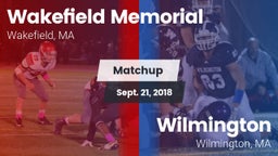 Matchup: Wakefield Memorial vs. Wilmington  2018