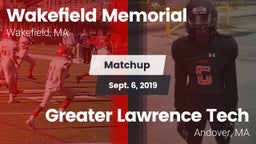 Matchup: Wakefield Memorial vs. Greater Lawrence Tech  2019