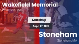 Matchup: Wakefield Memorial vs. Stoneham  2019