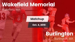 Matchup: Wakefield Memorial vs. Burlington  2019